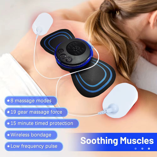 Masajeador EMS ZenPulse Care — Alivio Inmediato de Cuello y Espalda