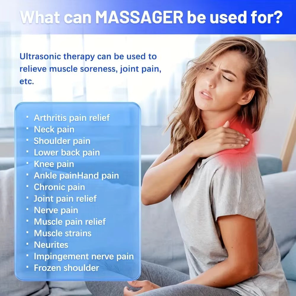 Masajeador EMS ZenPulse Care — Alivio Inmediato de Cuello y Espalda